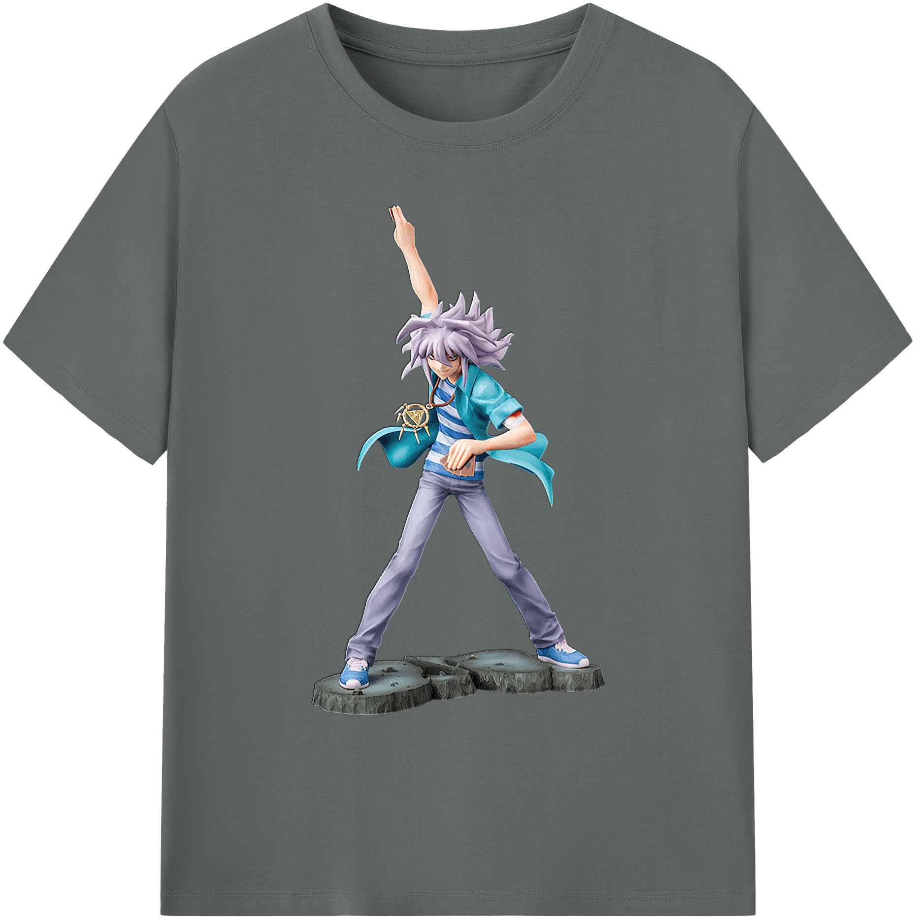 （画像用） 遊☆戯☆王 Yu-Gi-Oh! 綿100％ メンズ半袖Tシャツ｜肌触りやわらか＆通気性